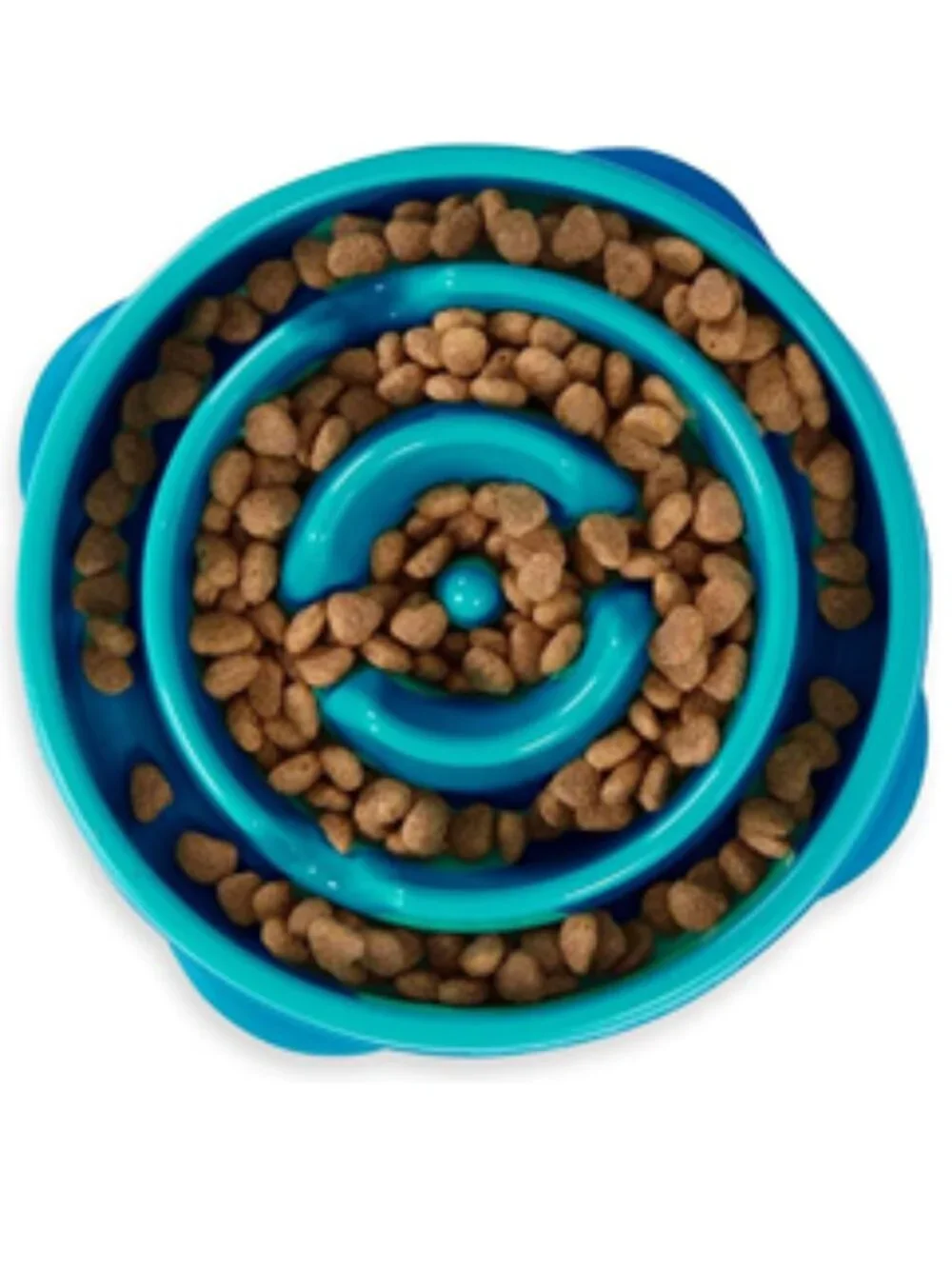 NWT ~ Outward Hound Fun Feeder Slo Bowl – Medium 2‑Cup Capacity, Turquoise Color